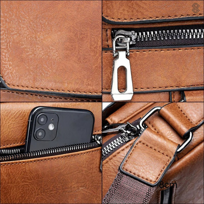 Fabienne™ | Sac Pratique en Cuir