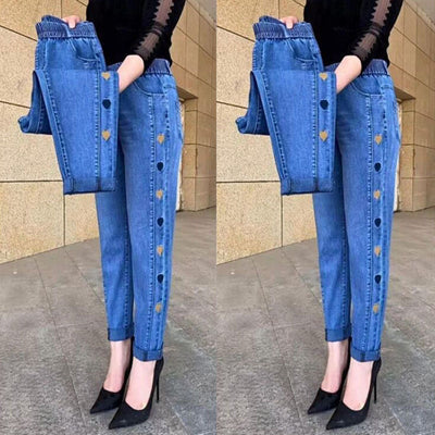 Soraya - Jeans Élastiques Avec Broderie