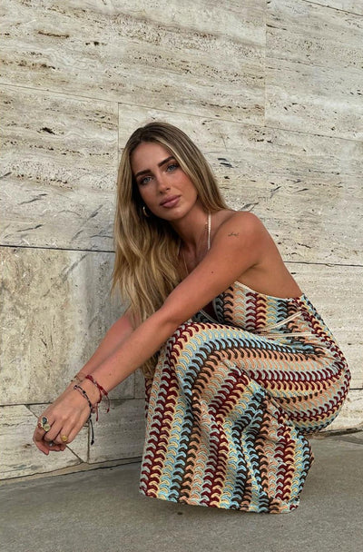 Cancún - Robe longue en crochet