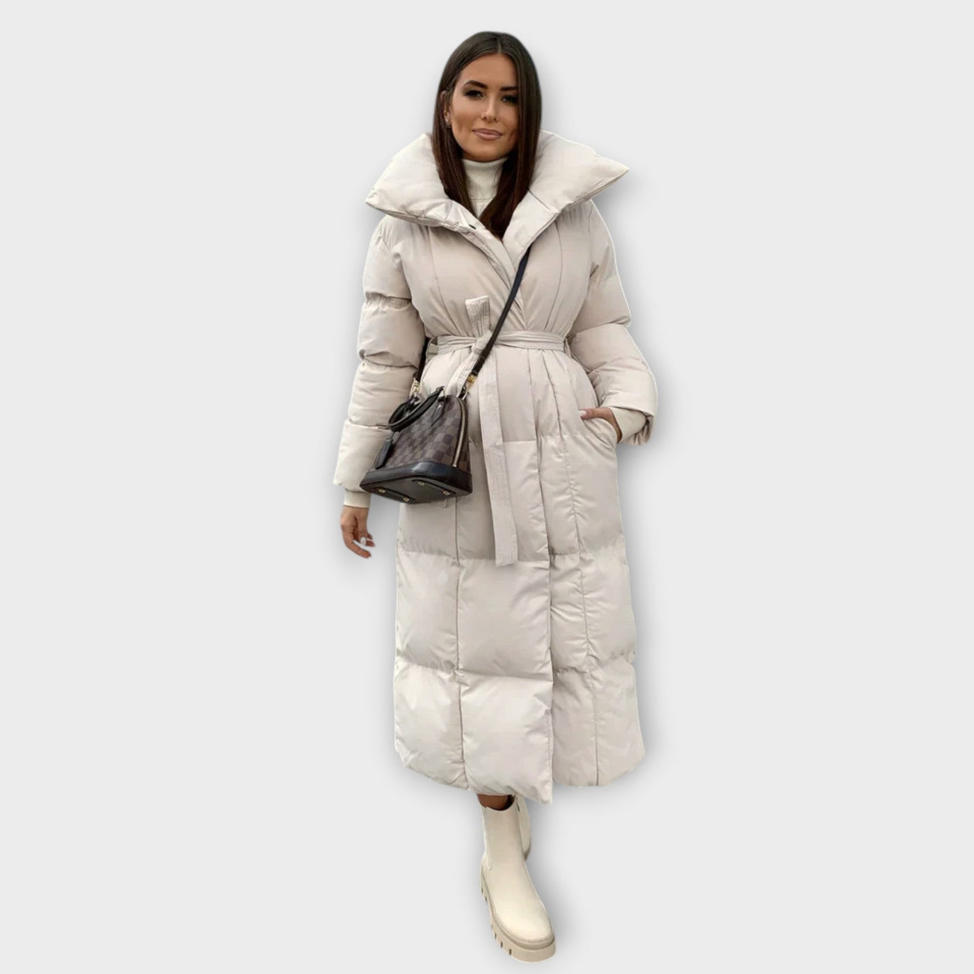 Élise – Manteau d'hiver long et stylé