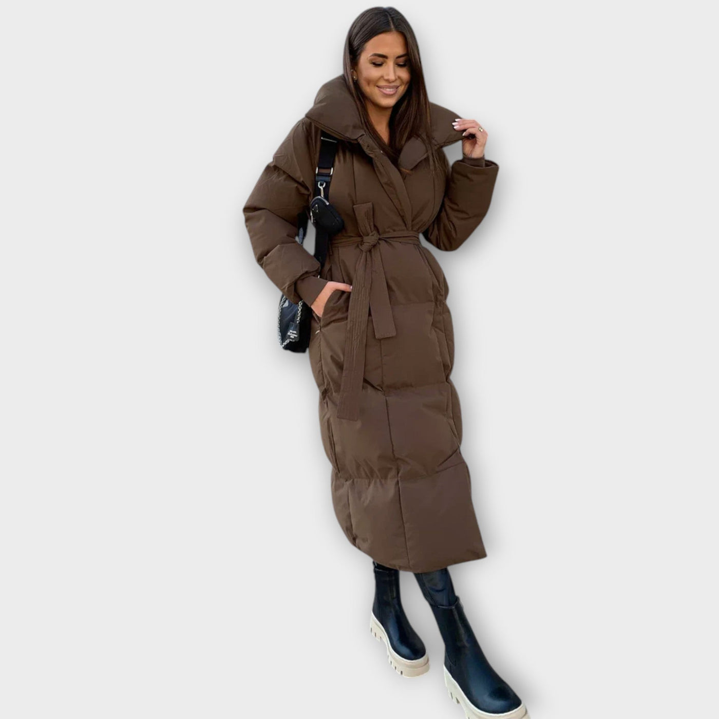 Élise – Manteau d'hiver long et stylé